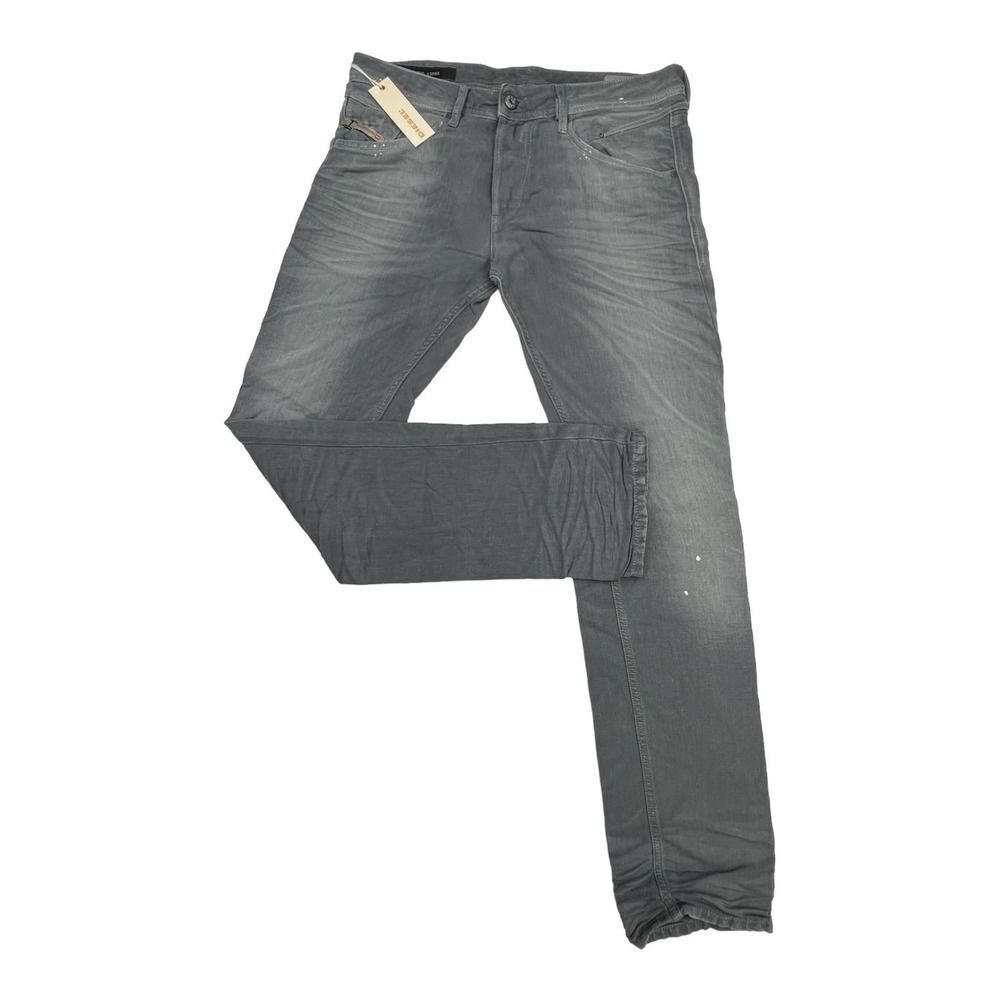 New Diesel Men Jeans US 29 D.N.A. Mutation Grey Fade Belther Slim Fit Button-Up